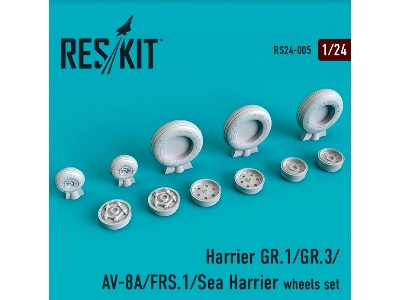 Harrier Gr.1/ Gr.3/ Av-8a/ Frs.1/ Sea Harrier Wheels Set - zdjęcie 1