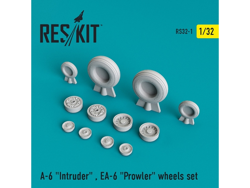 A-6 Intruder , Ea-6 Prowler Wheels Set - zdjęcie 1 A-6 Intruder , Ea-6 Prowler Wheels Set - zdjęcie 1