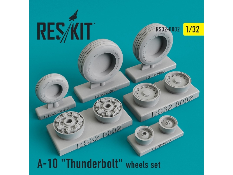 Fairchild Republic A-10 Thunderbolt Wheels Set - zdjęcie 1 Fairchild Republic A-10 Thunderbolt Wheels Set - zdjęcie 1