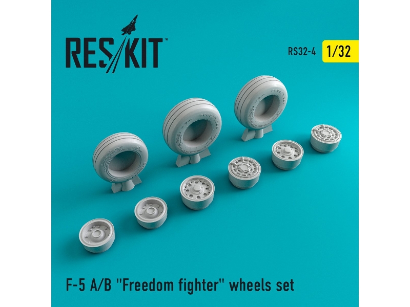 F-5 A/B Freedom Fighter Wheels Set - zdjęcie 1 F-5 A/B Freedom Fighter Wheels Set - zdjęcie 1
