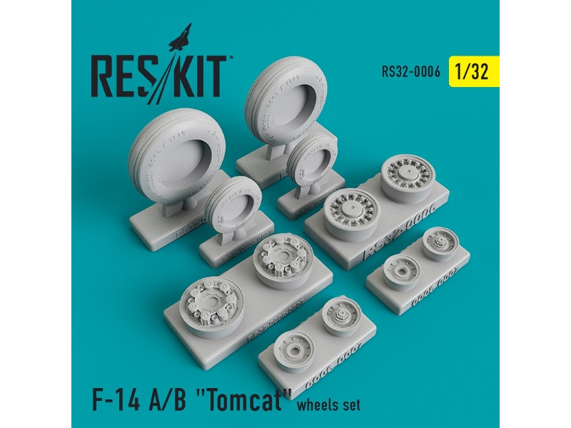 Grumman F-14 A/B Tomcat Wheels Set - zdjęcie 1 Grumman F-14 A/B Tomcat Wheels Set - zdjęcie 1