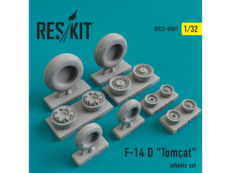 Grumman F-14 D Tomcat Wheels Set - zdjęcie 1 Grumman F-14 D Tomcat Wheels Set - zdjęcie 1