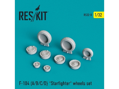 F-104 (A/B/C/D) Starfighter Wheels Set - zdjęcie 1