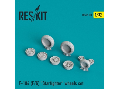 F-104 (F/G) Starfighter Wheels Set - zdjęcie 1