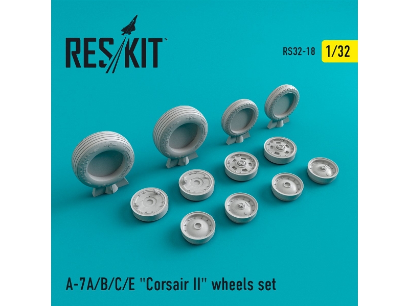 A-7 Corsair Iia/B/C/E Wheels Set - zdjęcie 1 A-7 Corsair Iia/B/C/E Wheels Set - zdjęcie 1