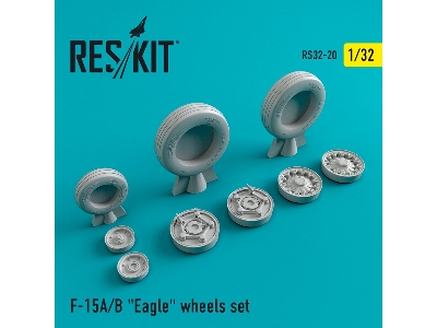 F-15 (A/B) Eagle Wheels Set - zdjęcie 1