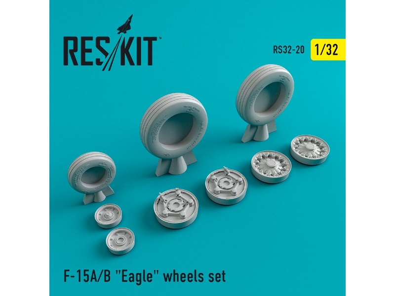 F-15 (A/B) Eagle Wheels Set - zdjęcie 1 F-15 (A/B) Eagle Wheels Set - zdjęcie 1