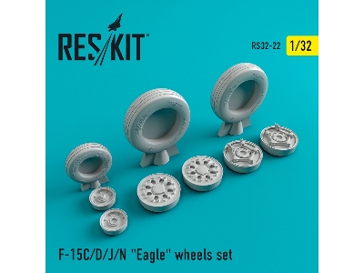F-15 (C/D/J/N) Eagle Wheels Set - zdjęcie 1