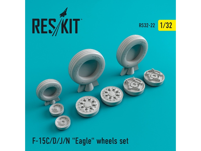 F-15 (C/D/J/N) Eagle Wheels Set - zdjęcie 1 F-15 (C/D/J/N) Eagle Wheels Set - zdjęcie 1