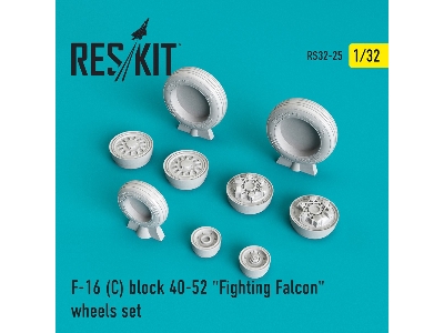 F-16 (C) Block 40-52 Fighting Falcon Wheels Set - zdjęcie 1