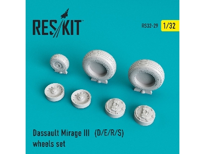 Mirage Iii (D/E/R/S) Wheels Set - zdjęcie 1