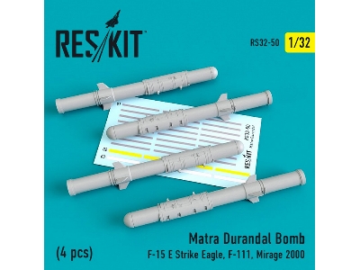 Matra Durandal Bomb 4 Pcs F-15 E Strike Eagle, F-111, Mirage 2000 - zdjęcie 1