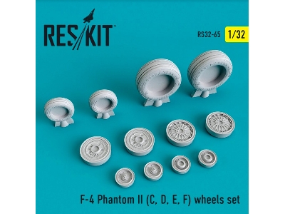 F-4 Phantom Ii C, D, E, F Wheels Set - zdjęcie 1