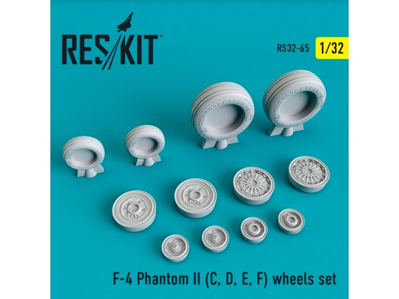 F-4 Phantom Ii C, D, E, F Wheels Set - zdjęcie 1 F-4 Phantom Ii C, D, E, F Wheels Set - zdjęcie 1