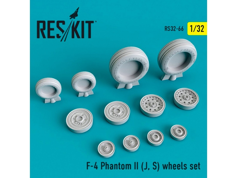 F-4 Phantom Ii J, S Wheels Set - zdjęcie 1 F-4 Phantom Ii J, S Wheels Set - zdjęcie 1