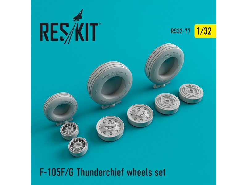 F-105 (F,g) Wheels Set - zdjęcie 1