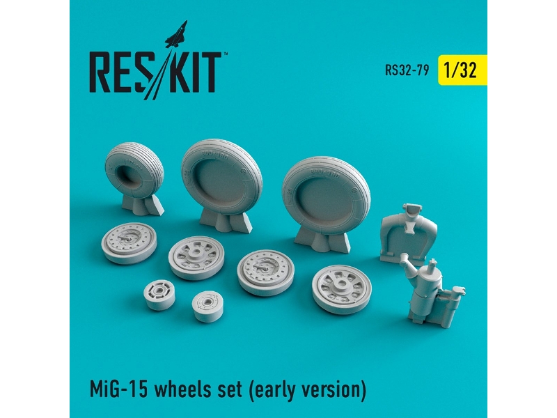Mig-15 (Early Version) Wheels Set - zdjęcie 1