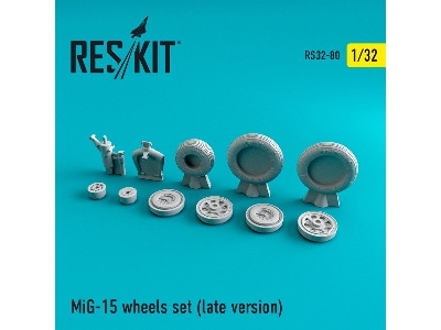 Mig-15 (Late Version) Wheels Set - zdjęcie 1