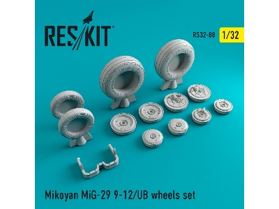 Mikoyan Mig-29 (9-12) Ub Wheels Set - zdjęcie 1