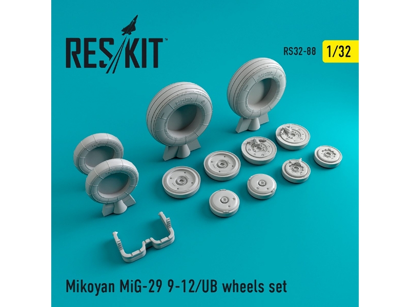 Mikoyan Mig-29 (9-12) Ub Wheels Set - zdjęcie 1 Mikoyan Mig-29 (9-12) Ub Wheels Set - zdjęcie 1