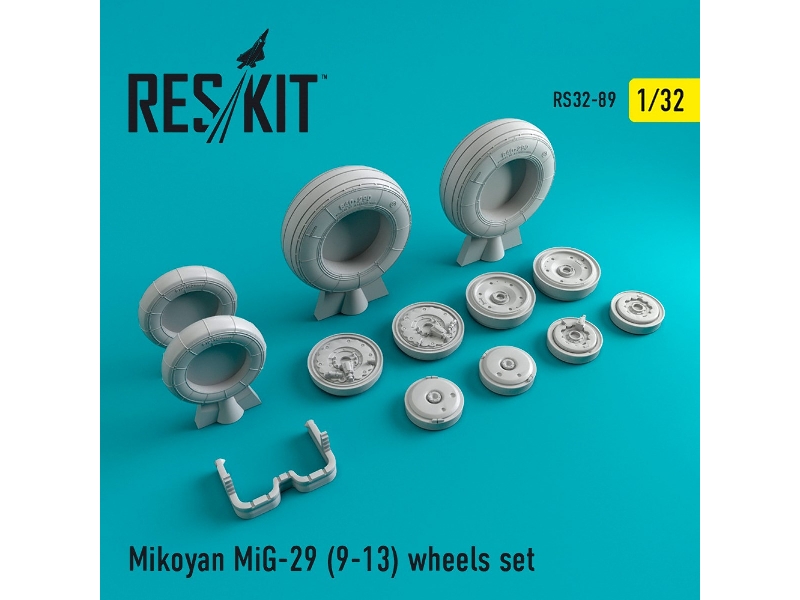 Mikoyan Mig-29 (9-13) Wheels Set - zdjęcie 1