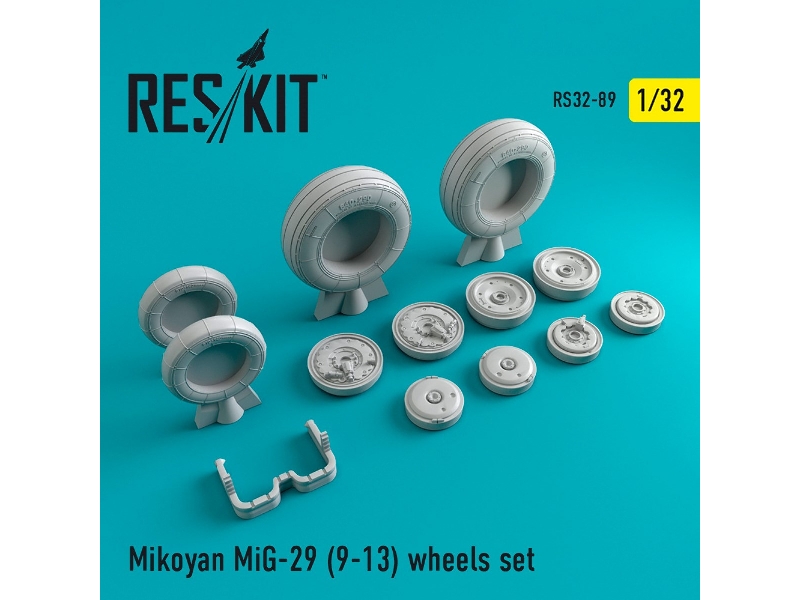 Mikoyan Mig-29 (9-13) Wheels Set - zdjęcie 1 Mikoyan Mig-29 (9-13) Wheels Set - zdjęcie 1