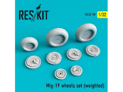Mig-19 Wheels Set Weighted - zdjęcie 1