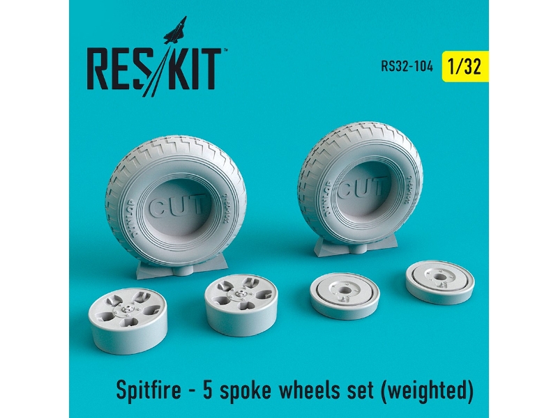 Spitfire - 5 Spoke Wheels Set Weighted - zdjęcie 1 Spitfire - 5 Spoke Wheels Set Weighted - zdjęcie 1