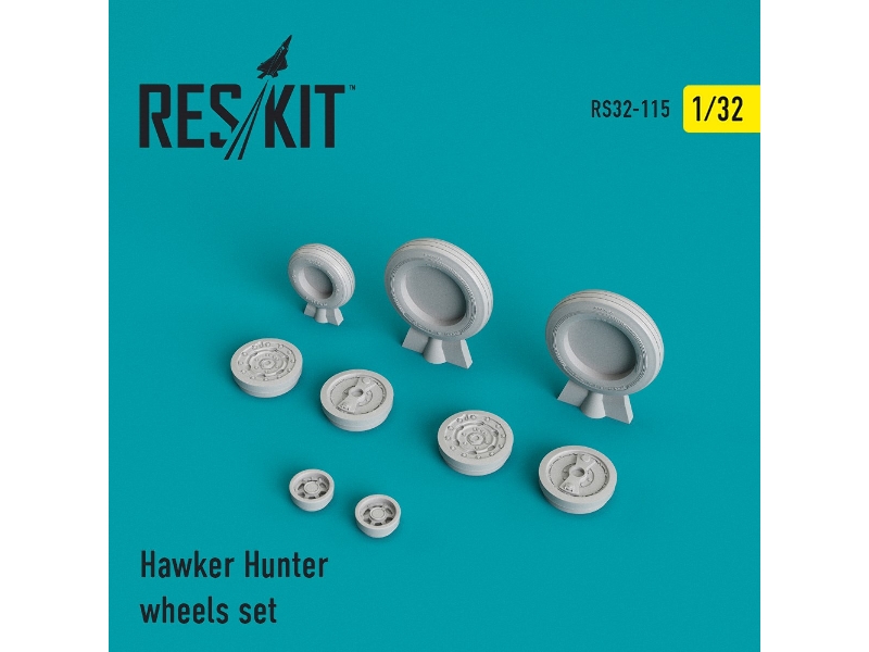 Hawker Hunter Wheels Set - zdjęcie 1 Hawker Hunter Wheels Set - zdjęcie 1