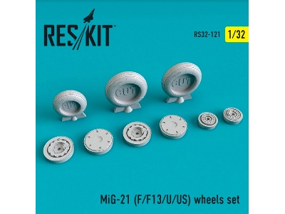 Mig-21 F/ F13/ U/ Us Wheels Set - zdjęcie 1