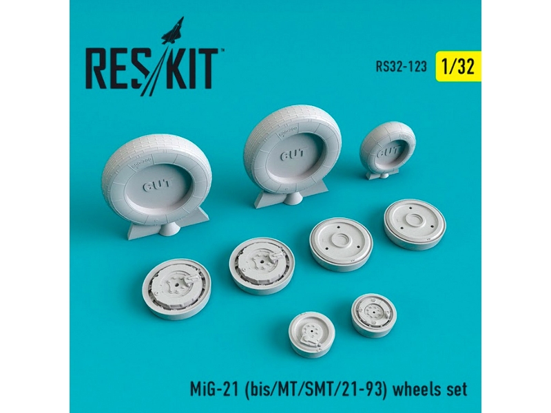 Mig-21 Bis/ Mt/ Smt/ 21-93 Wheels Set - zdjęcie 1 Mig-21 Bis/ Mt/ Smt/ 21-93 Wheels Set - zdjęcie 1