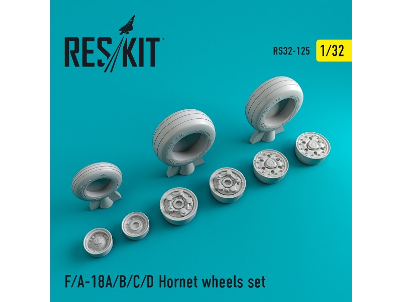 F-18 Hornet Wheels Set - zdjęcie 1