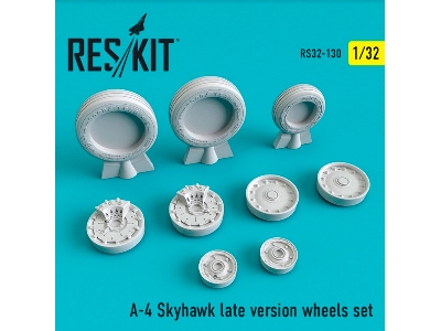 A-4 Skyhawk Late Version Wheels Set - zdjęcie 1