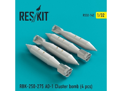 Rbk-250-275 Ao-1 Cluster Bomb (4 Pcs)( Su-25, Mig-21, Mig-27) - zdjęcie 1