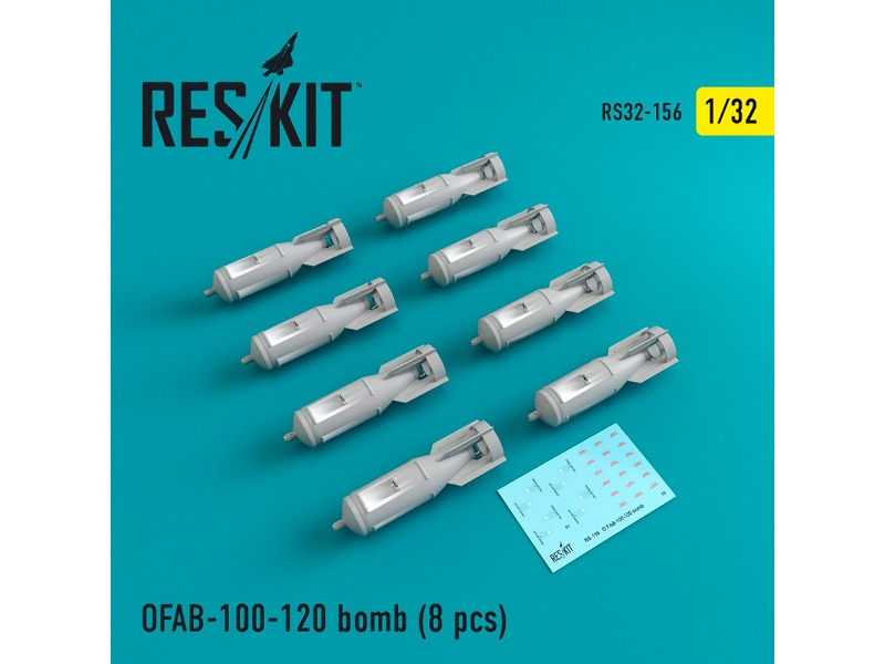 Ofab-100-120 Bomb (8 Pcs) Su-7, Su-17, Su-24, Su-25, Su-27, Su-30, Su-34, Mig-21, Mig-27, Yak-38, Jak-130 - zdjęcie 1 Ofab-100-120 Bomb (8 Pcs) Su-7, Su-17, Su-24, Su-25, Su-27, Su-30, Su-34, Mig-21, Mig-27, Yak-38, Jak-130 - zdjęcie 1