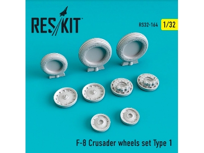 F-8 Crusader Wheels Set Type 1 - zdjęcie 1