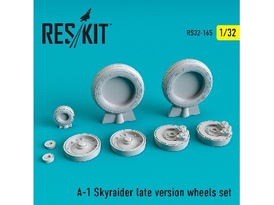 A-1 Skyraider Late Version Wheels Set - zdjęcie 1