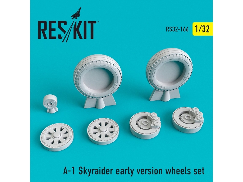 A-1 Skyraider Early Version Wheels Set - zdjęcie 1 A-1 Skyraider Early Version Wheels Set - zdjęcie 1