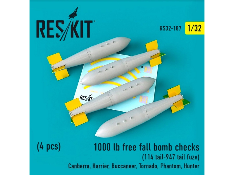 1000 Lb Free Fall Bomb Checks 4pcs 114 Tail-947 Tail Fuze()canberra, Harrier, Buccaneer, Tornado, Phantom, Hunter - zdjęcie 1 1000 Lb Free Fall Bomb Checks 4pcs 114 Tail-947 Tail Fuze()canberra, Harrier, Buccaneer, Tornado, Phantom, Hunter - zdjęcie 1
