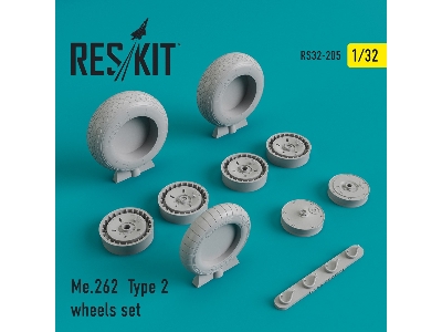 Me.262 Type 2 Wheels Set - zdjęcie 1