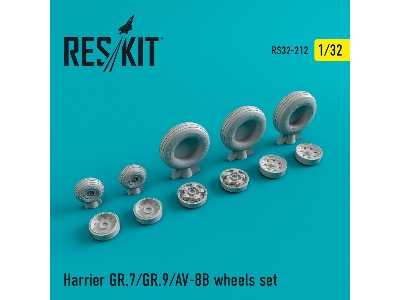 Harrier Gr.7/Gr.9/Av-8b Wheels Set - zdjęcie 1