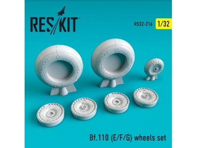 Messerschmitt Bf.110 E/ F/ G Wheels Set - zdjęcie 1