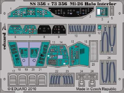  Mi-26 Halo interior 1/72 - Revell - blaszki - zdjęcie 1