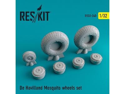 De Havilland Mosquito Wheels Set - zdjęcie 1