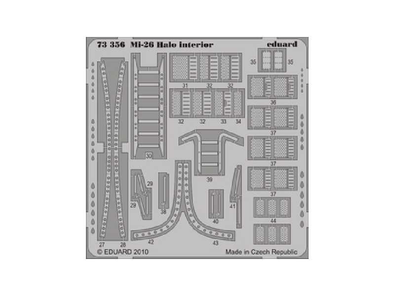  Mi-26 Halo interior 1/72 - Revell - blaszki - zdjęcie 1