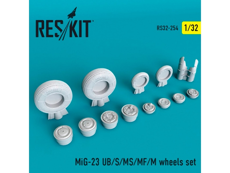 Mig-23 Ub/ S/ Ms/ Mf/ M Wheels Set - zdjęcie 1 Mig-23 Ub/ S/ Ms/ Mf/ M Wheels Set - zdjęcie 1