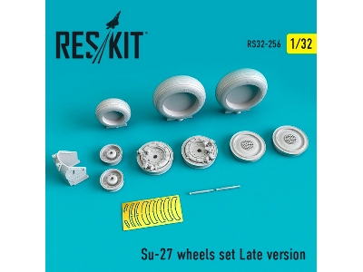 Su-27 Wheels Set Late Version - zdjęcie 1