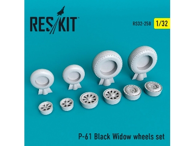 P-61 Black Widow Wheels Set - zdjęcie 1