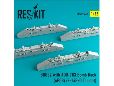 Bru32 With Adu-703 Bomb Rack 4pcs F-14b/ D Tomcat - zdjęcie 1