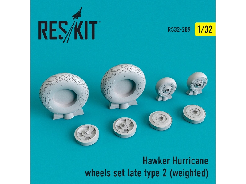 Hawker Hurricane Wheels Set Late Type 2 Weighted - zdjęcie 1 Hawker Hurricane Wheels Set Late Type 2 Weighted - zdjęcie 1